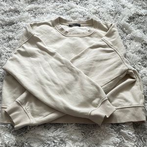 cropped zara sweatshirt